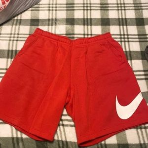 XL Red mens nike shorts